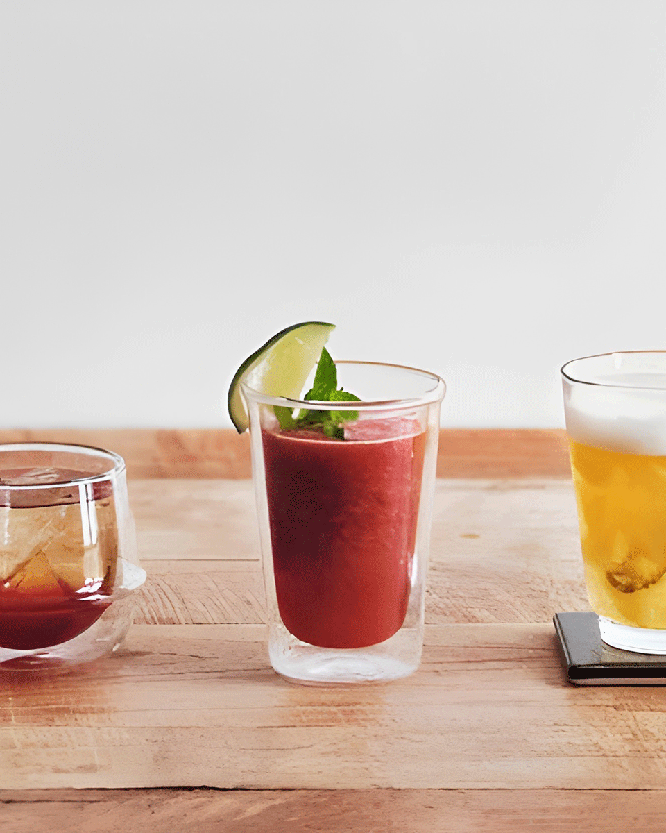 Kinto CAST Doppelwandiges Bierglas 