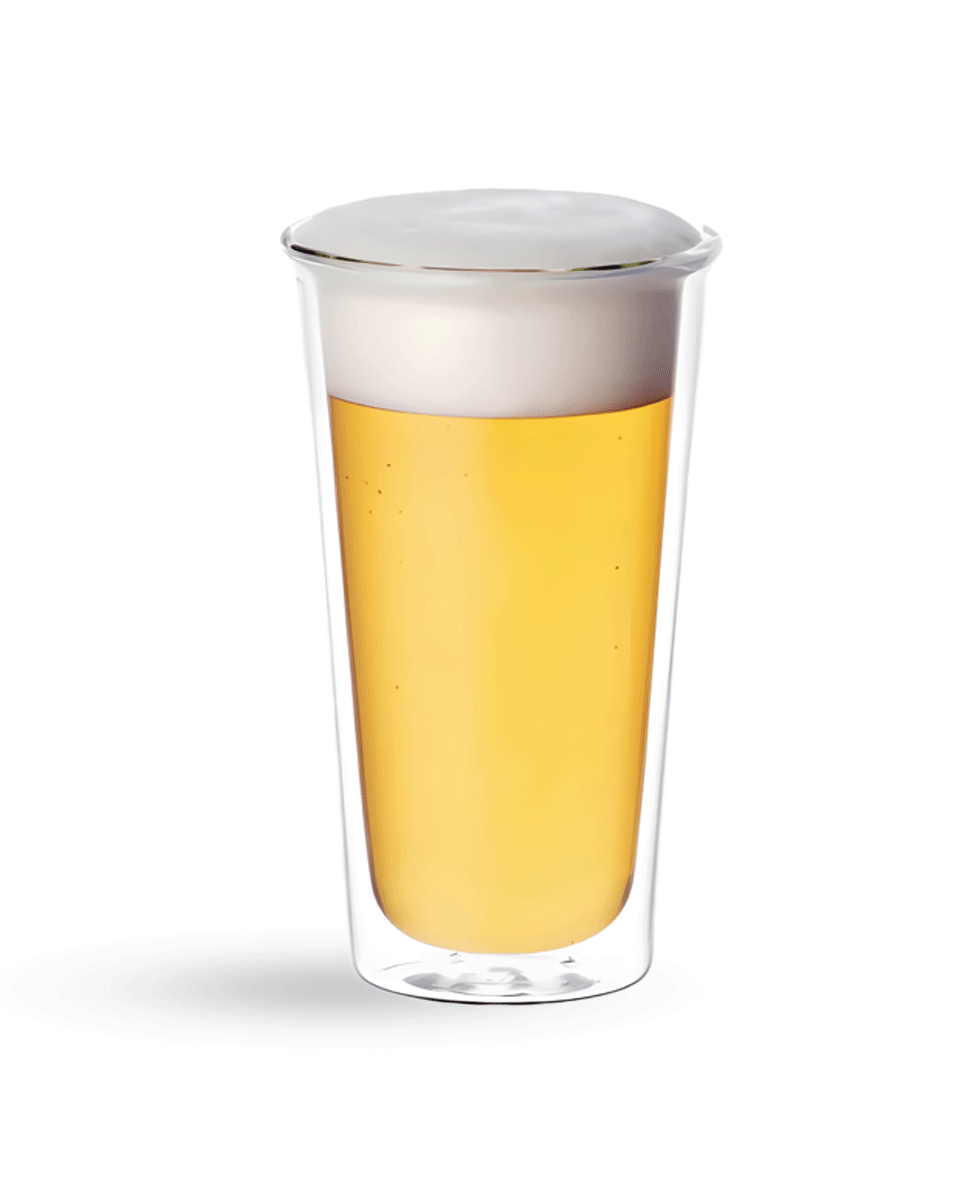 Kinto CAST Doppelwandiges Bierglas 