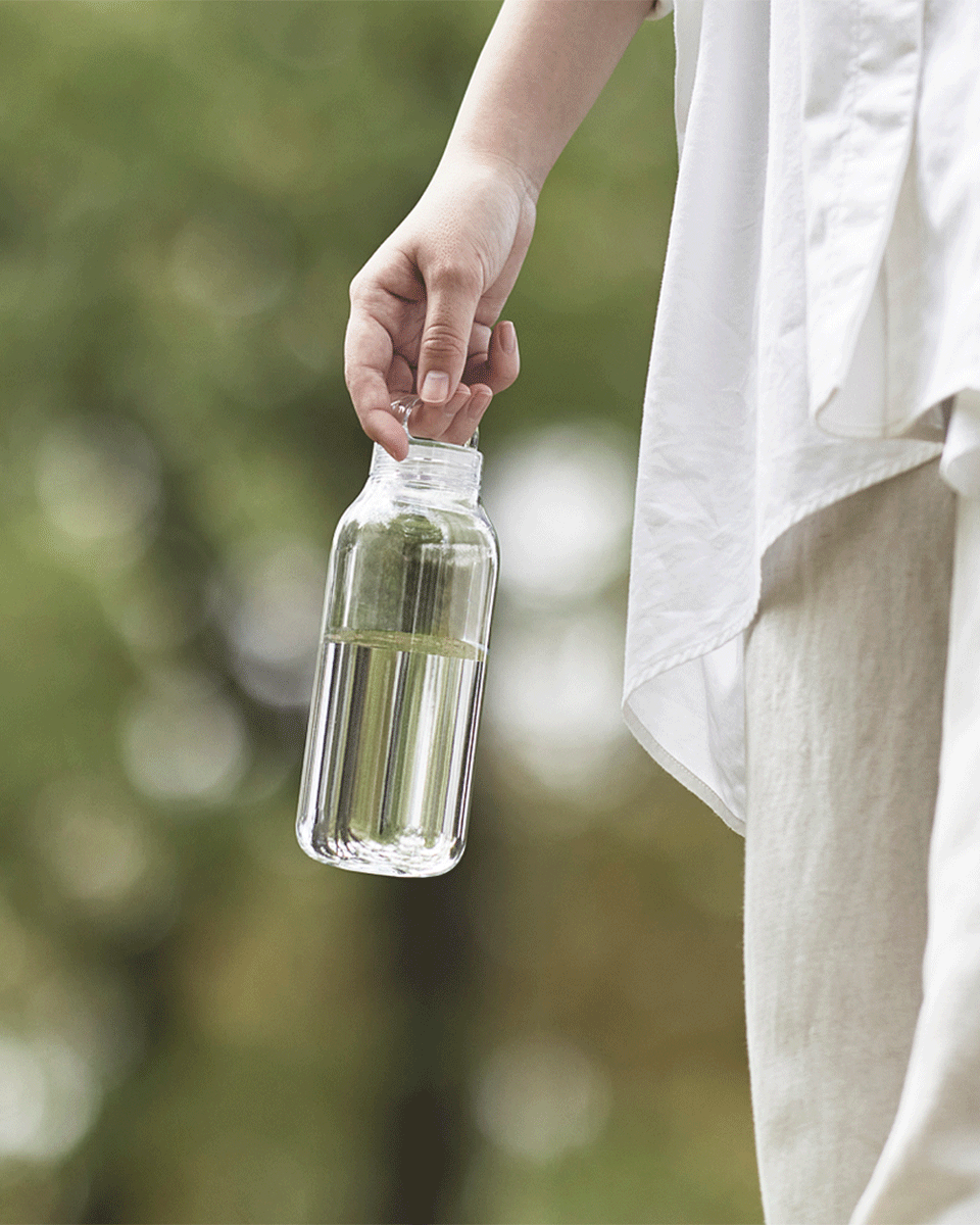 Kinto WATER BOTTLE 500ml Klar