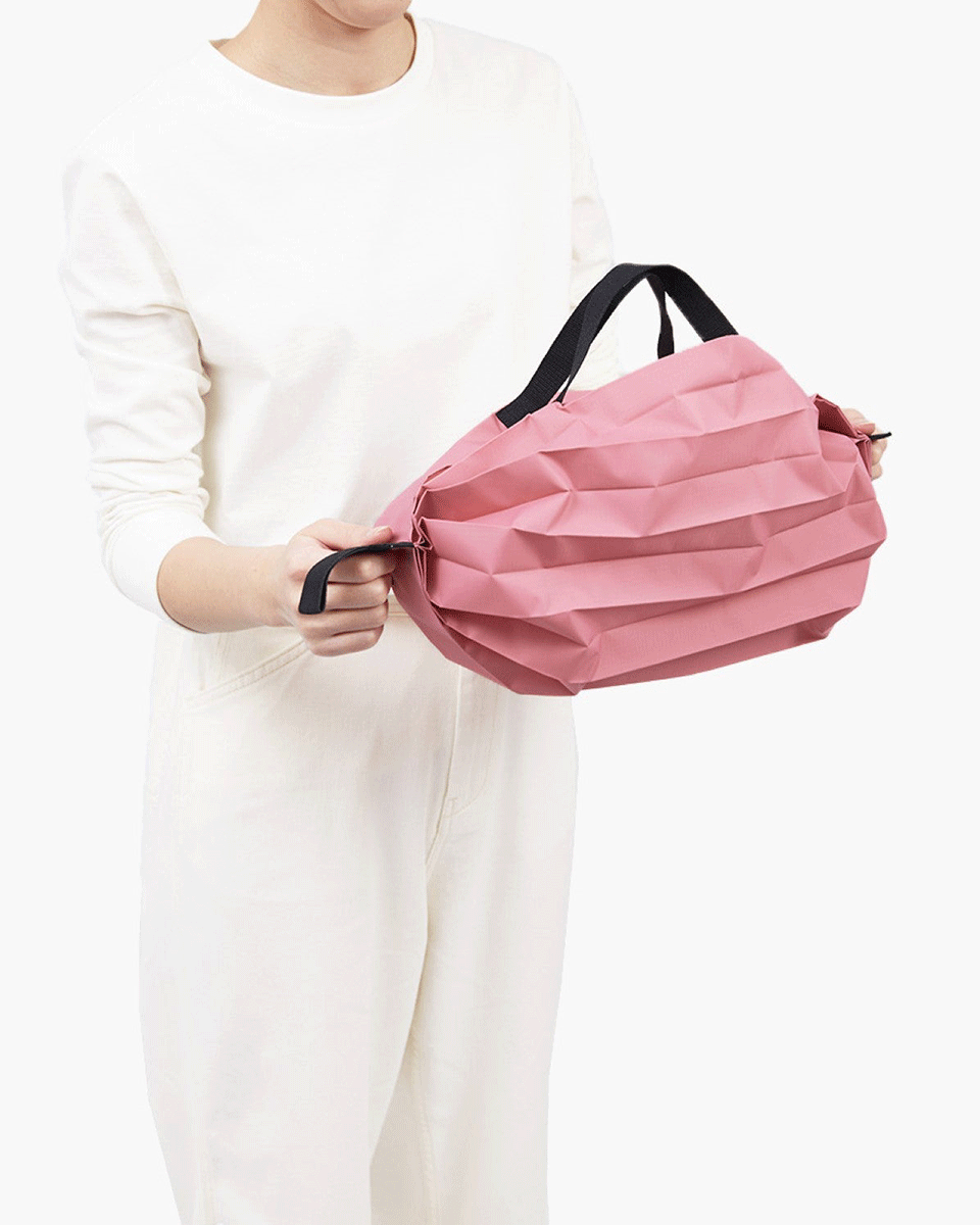 Shupatto One-Pull Faltbare Tasche S – Pfirsich (Momo)