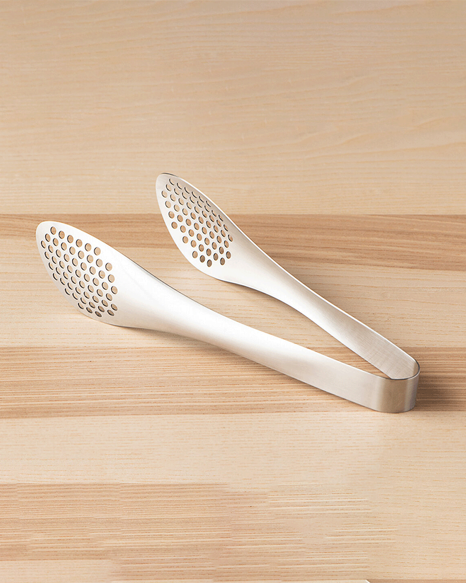 Sori Yanagi Stainless Steel Perforated Tongs